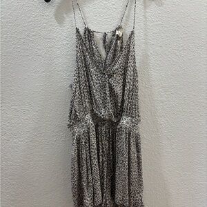 By Together Gray Leopard Print Top